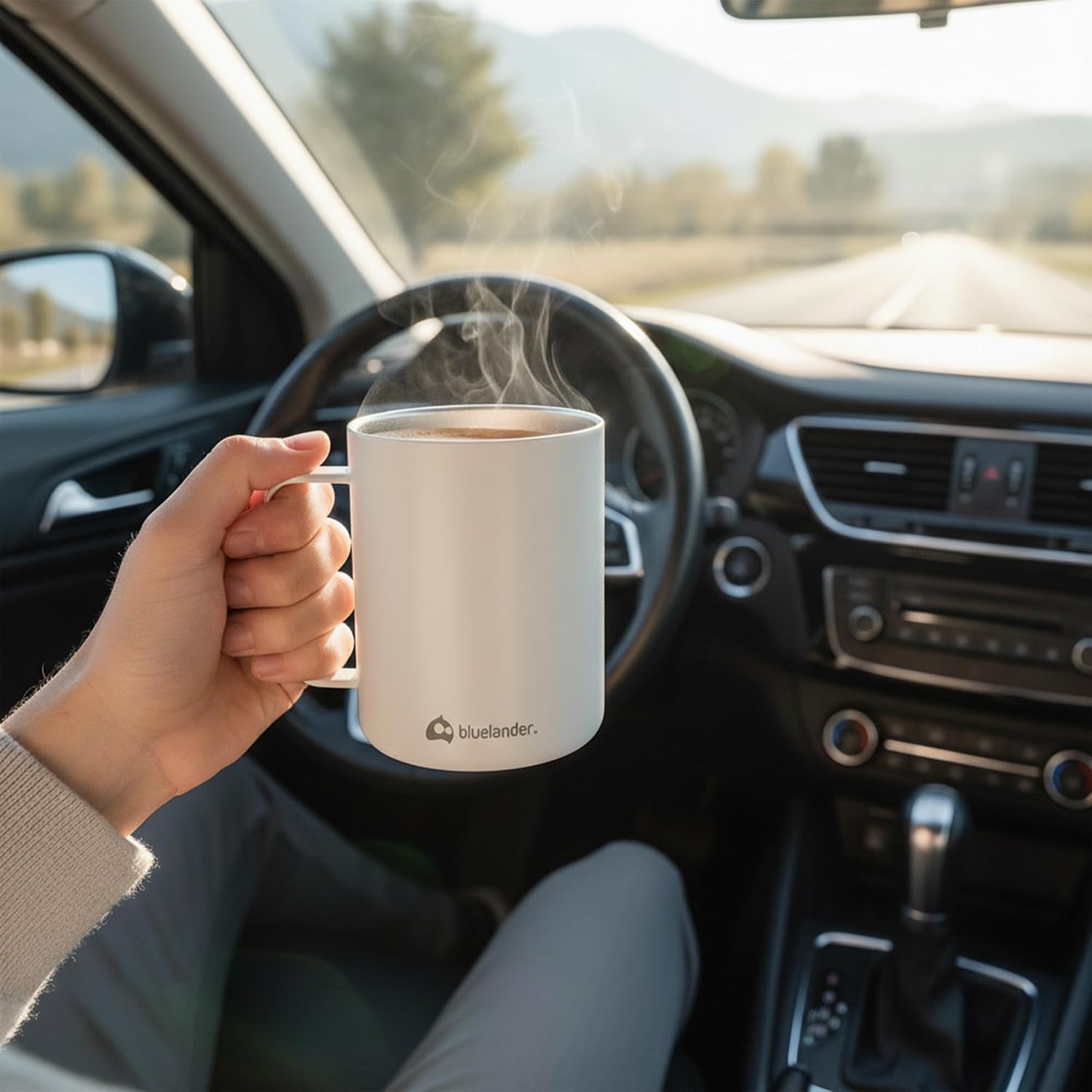 Termo Taza Para Café 350 ml Acero Inoxidable Hermético
