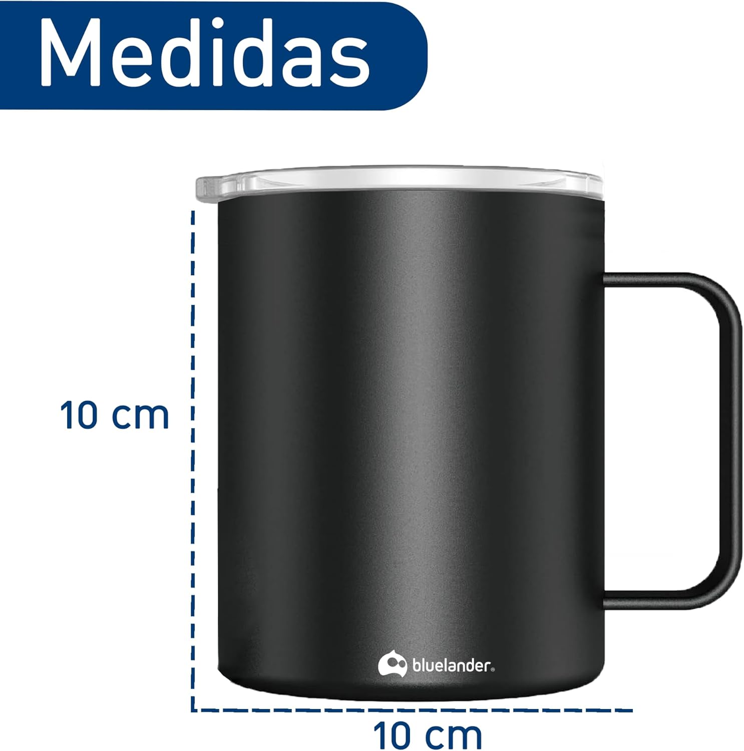 Termo Taza Para Café 350 ml Acero Inoxidable Hermético