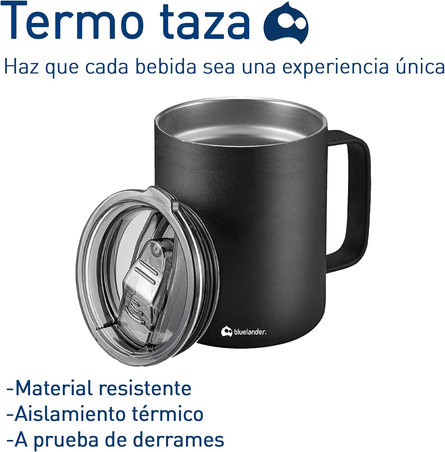 Termo Taza Para Café 350 ml Acero Inoxidable Hermético