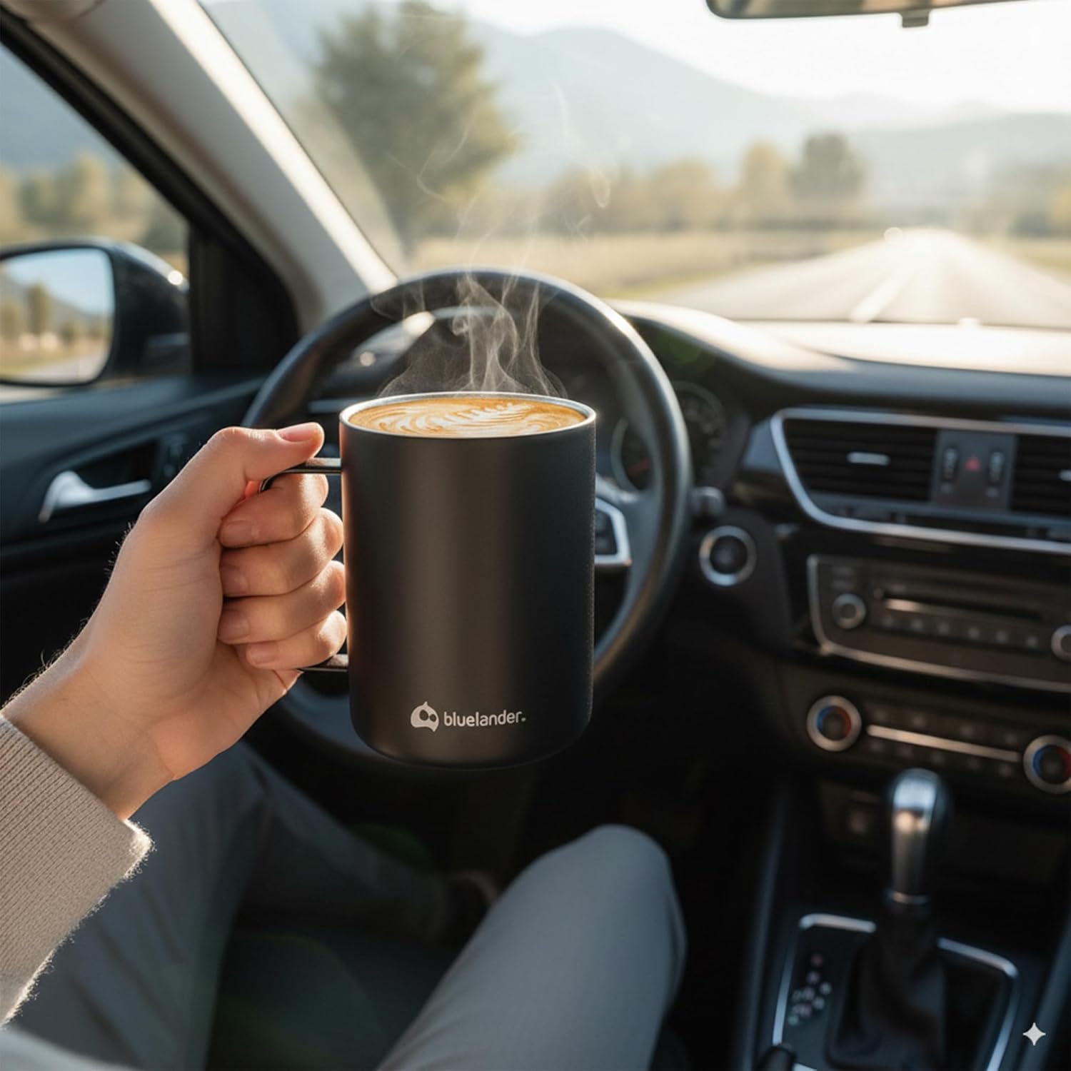 Termo Taza Para Café 350 ml Acero Inoxidable Hermético