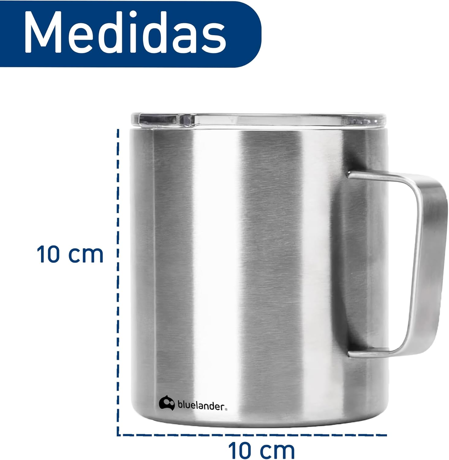 Termo Taza Para Café 350 ml Acero Inoxidable Hermético