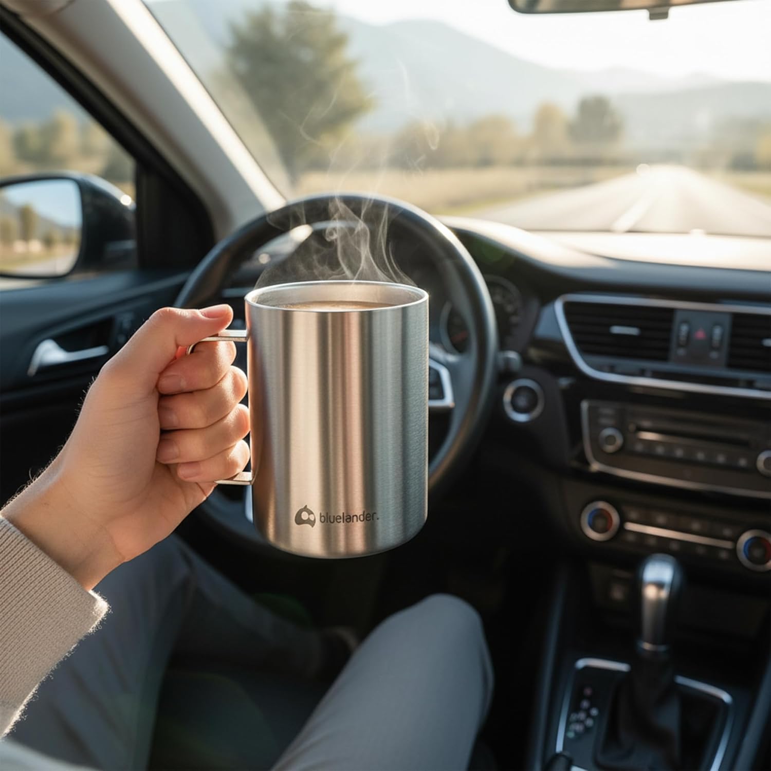 Termo Taza Para Café 350 ml Acero Inoxidable Hermético